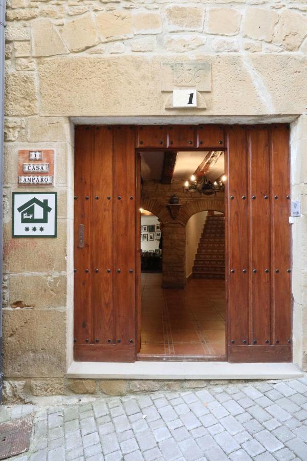 مبيت وإفطار San Martín de Unx Casa Amparo المظهر الخارجي الصورة